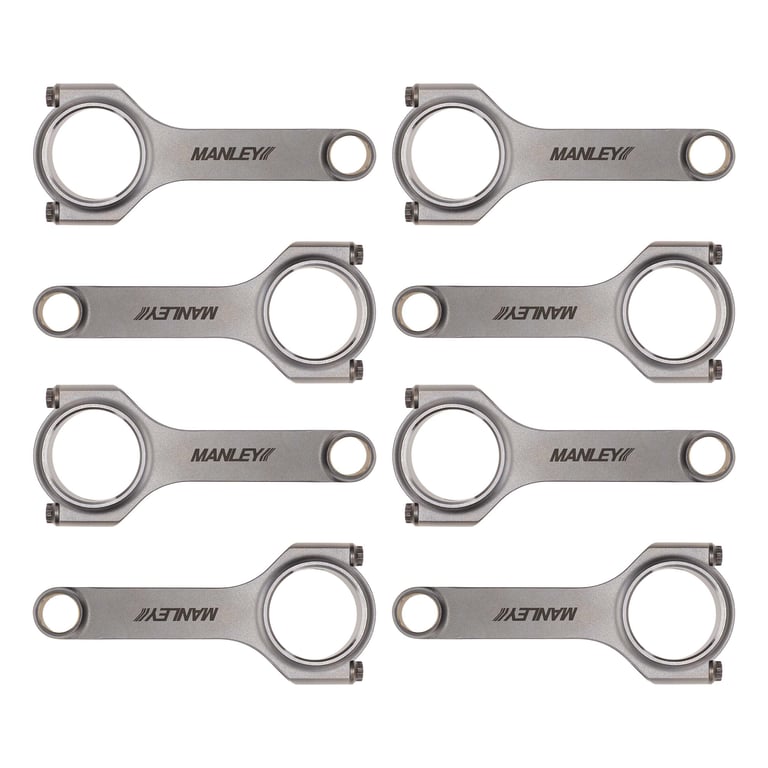 Manley Chevy Small Block LS-1 6.125in H Beam w/ ARP 2000 Connecting Rod Set - 14051R-8