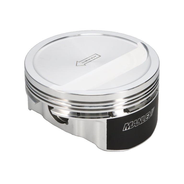 Manley Chevrolet LS Piston Set - 4.130in Bore 1.115in CH, -11.00 CC - 592405C-8