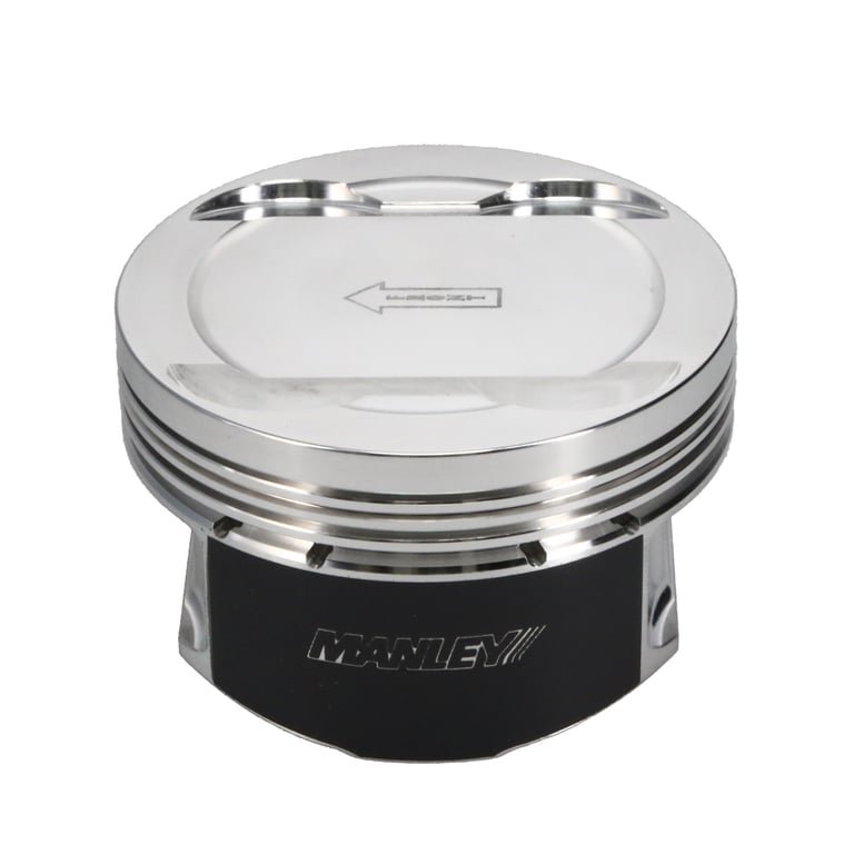 Manley Ford 3.7L Cyclone V6 3.76in Bore 9.5:1 Comp Ratio -5.0cc Dish Platinum Piston - Single - 599500C-1