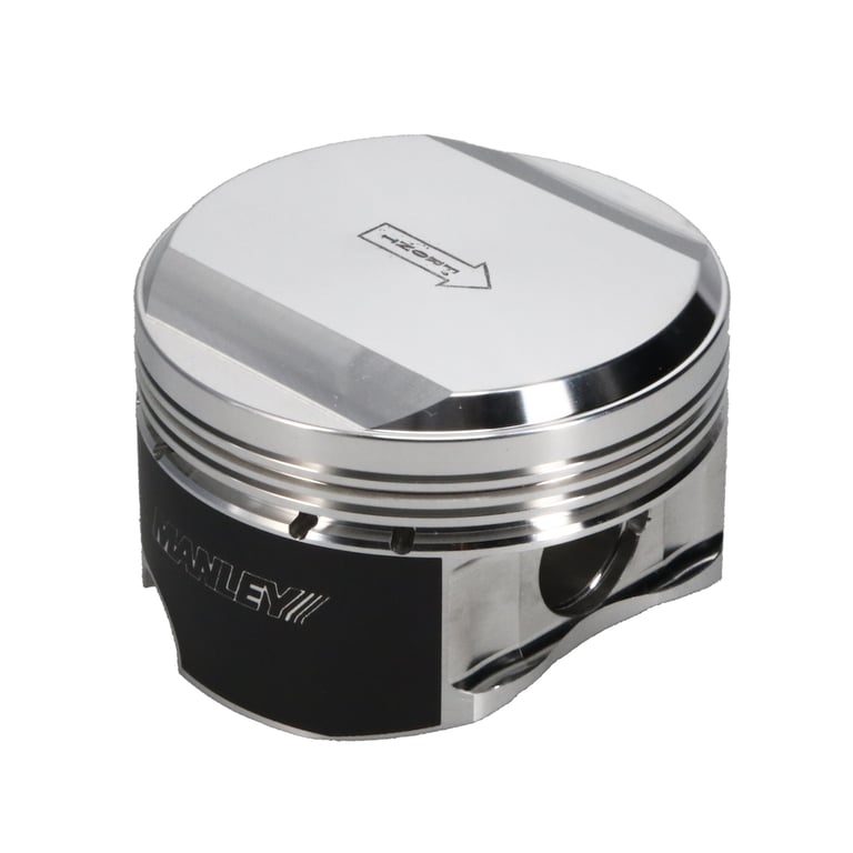 Manley Nissan RB26DETT 2.6L 86.5mm Bore 9:1 CR +20cc Dome Extreme Duty Piston Set w/ Rings - 643005CE-6