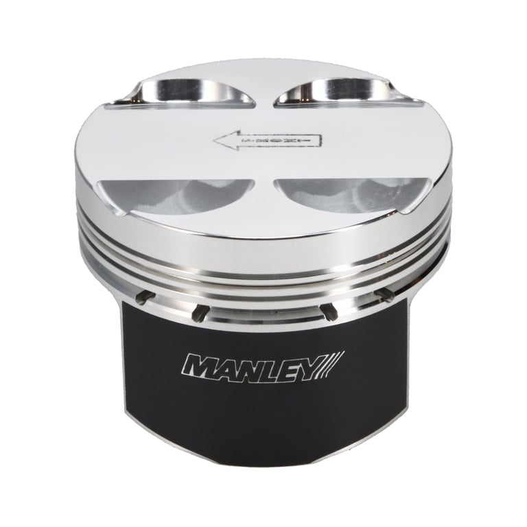 Manley 03-06 Evo 8/9 4G63T/4G63 85.5mm +.5mm Over Bore 10.0/10.5:1 Flat Top Pistons w/ Rings - 606205C-4