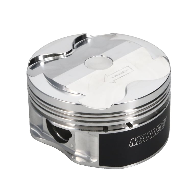 Manley 2018+ Ford Coyote 5.0L 6.75cc Dish 3.662in Bore 12:1 CR 22mm Pin Platinum Ext Duty Pistons - 595900CE-8