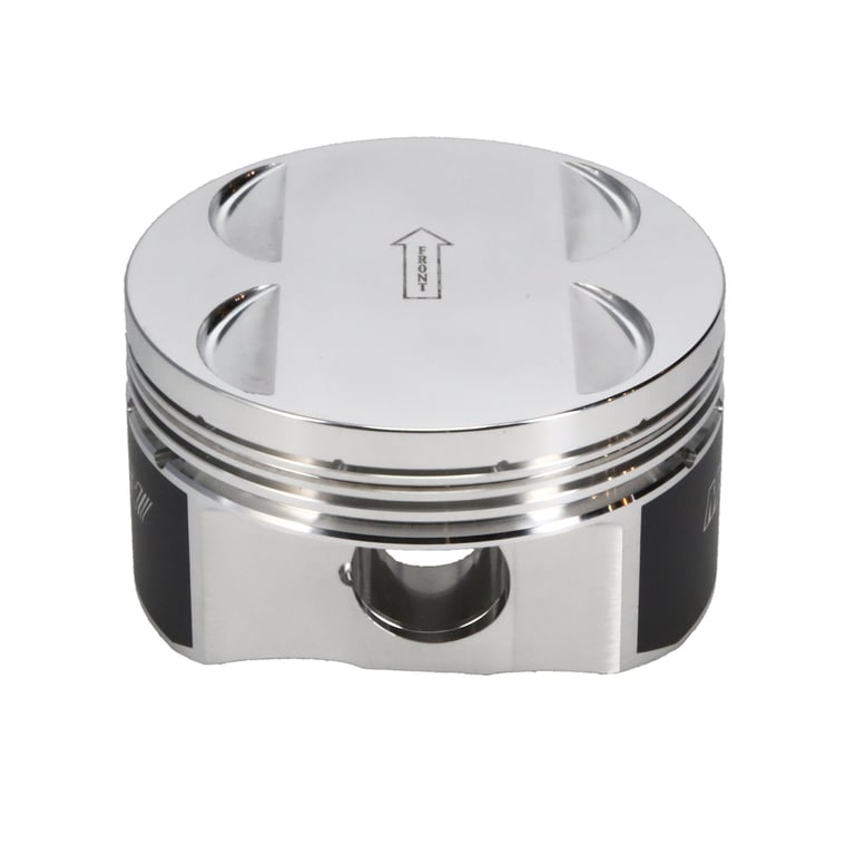 Manley Nissan GTR VR38DETT 98mm Bore 88.4mm Stroke -2cc Dish Turbo Tuff Piston Set w/ Rings - 641000CE-6