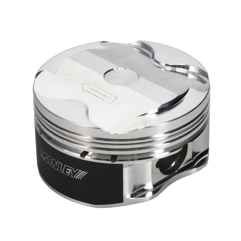 Manley 2018+ Ford Coyote 5.0L 6.75cc Dish 3.662in Bore 12:1 CR 22mm Pin Platinum Ext Duty Pistons - 595900CE-8