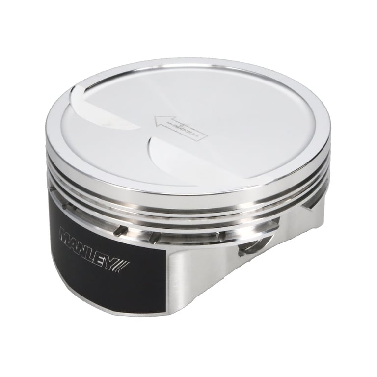 Manley Chevrolet LS Piston Set - 4.080in Bore 1.115in CH, -10.00 CC - 592780CE-8