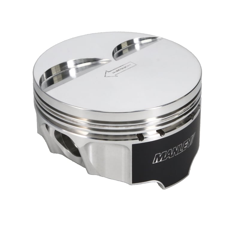 Manley Chevrolet LS Piston Set - 4.010in Bore 1.304in CH, -4.00 CC - 562510C-8