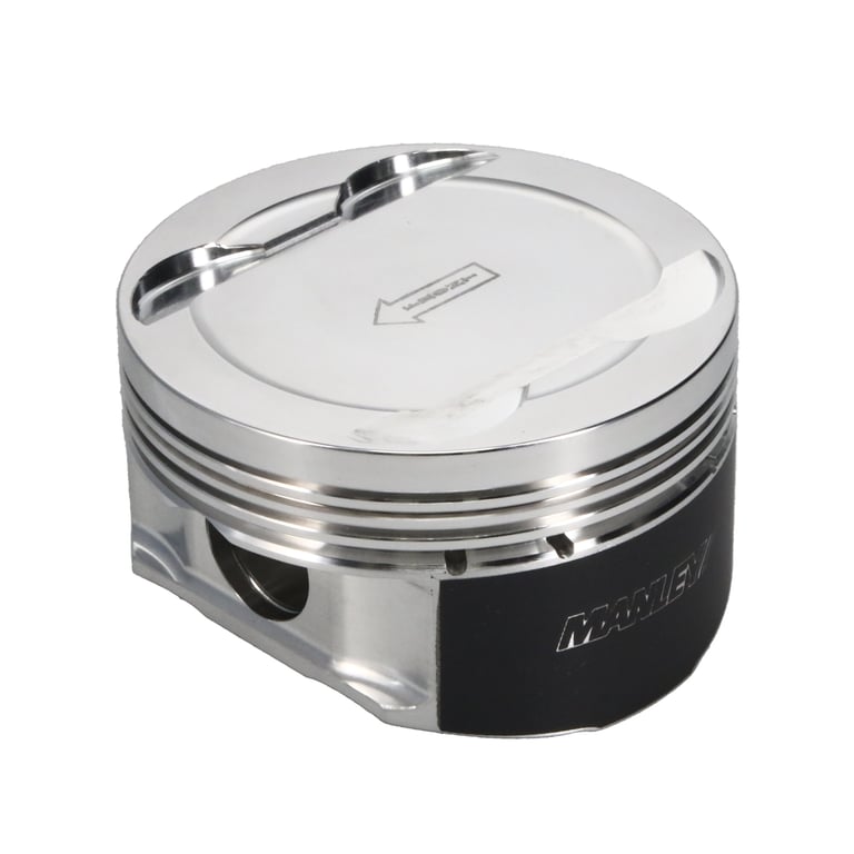 Manley Ford 3.7L Cyclone V6 3.76in Bore 9.5:1 Comp Ratio -5.0cc Dish Platinum Piston - Single - 599500C-1