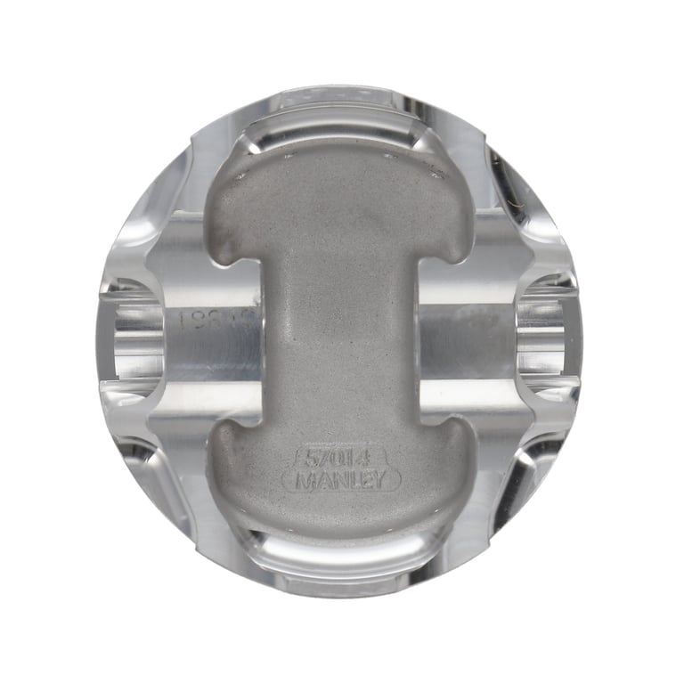 Manley Chevrolet LS Piston Set - 4.125in Bore 1.115in CH, -18.00 CC - 566300C-8