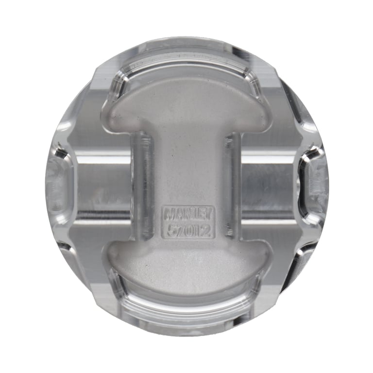 Manley Mitsubishi 4G63/4G63T EVO VIII/IX 85mmSTD -2.5cc Dish Platinum Lightweight Piston Set w/Rings - 606400CE-4