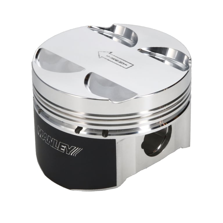Manley 03-06 Evo 8/9 4G63T/4G63 85.5mm +.5mm Over Bore 10.0/10.5:1 Flat Top Pistons w/ Rings - 606205C-4