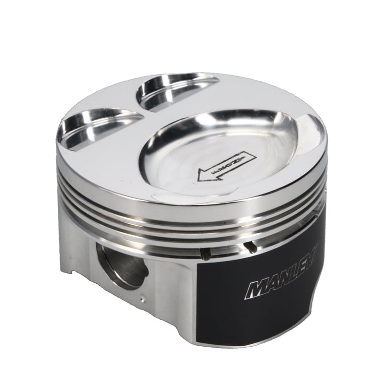 Manley Mazda 88mm +5mm Bore 9.5 CR Dish Type Platinum Series Extreme Duty Pistons w/Rings - 630005CE-4