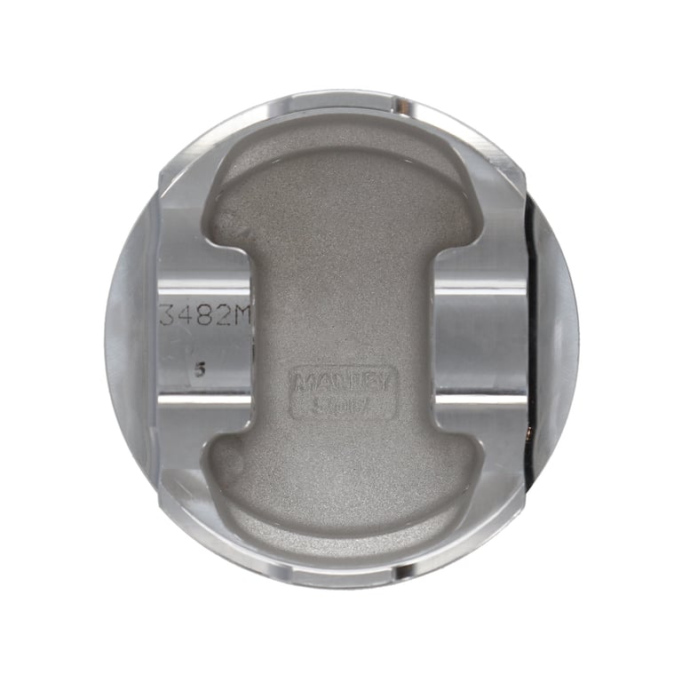 Manley 93-98 Toyota Supra Turbo (2JZGTE) 86mm STD Bore 9:1 Dish Extreme Duty Piston Set with Ring - 609000CE-6