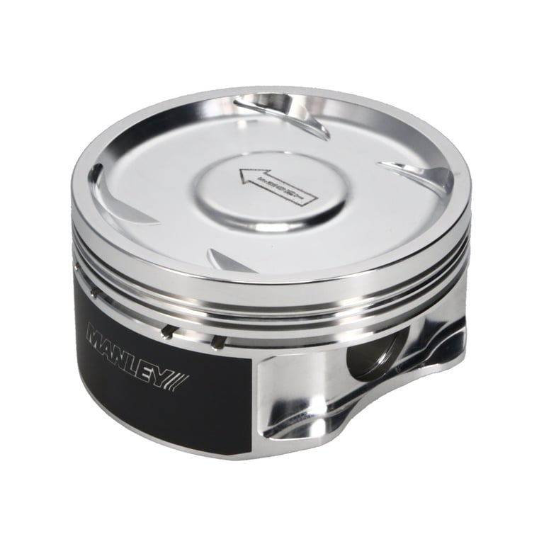 Manley 04+ Subaru WRX STi EJ257 99.5mm Bore STD 8.5CR -17cc Dish Piston Set w/Rings - 612200C-4