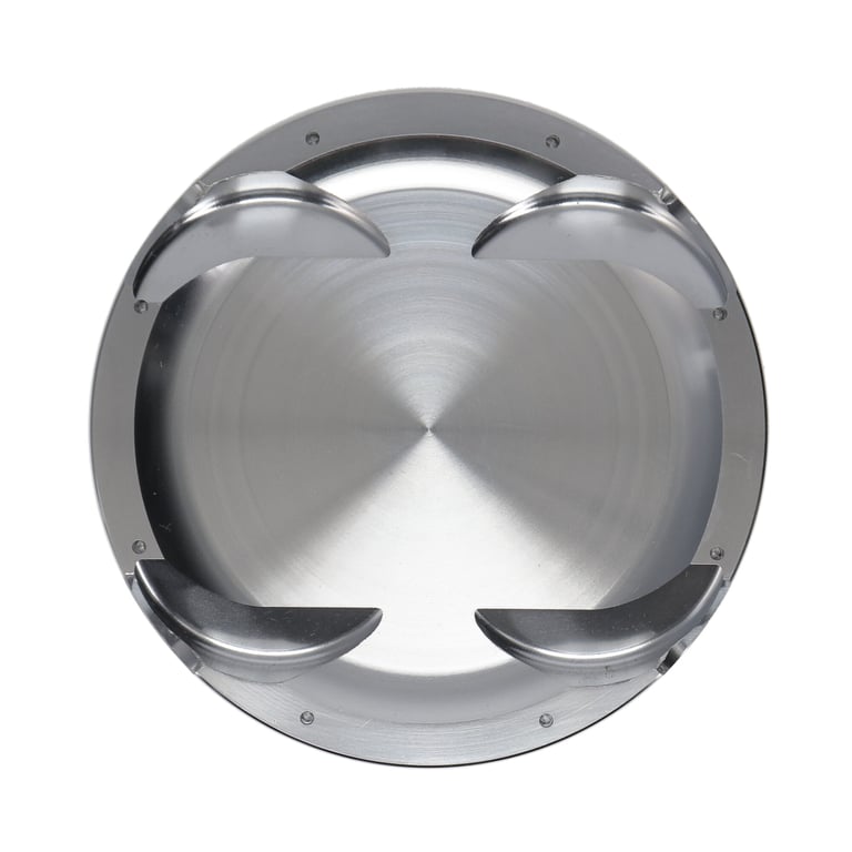 Manley Mitsubishi 4G63/4G63T EVO VIII/IX 85mmSTD -2.5cc Dish Platinum Lightweight Piston Set w/Rings - 606400CE-4