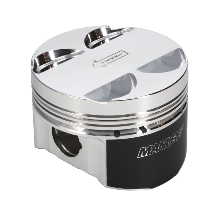 Manley 03-06 Evo 8/9 4G63T/4G63 85.5mm +.5mm Over Bore 10.0/10.5:1 Flat Top Pistons w/ Rings - 606205C-4