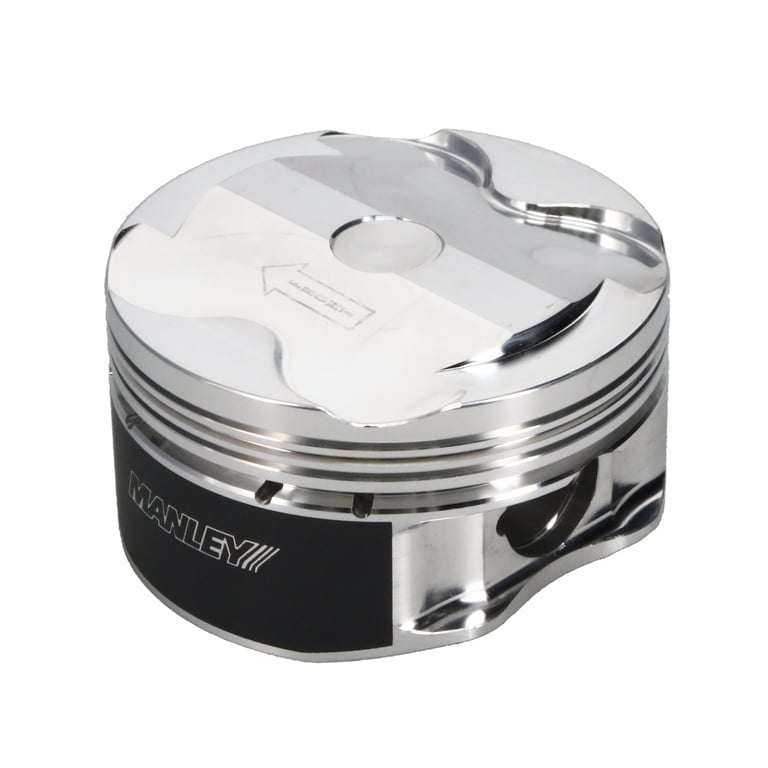 Manley 2018+ Ford Coyote 5.0L 6.75cc Dish 3.667in Bore 12:1 CR 22mm Pin Platinum Ext Duty Pistons - 595905CE-8