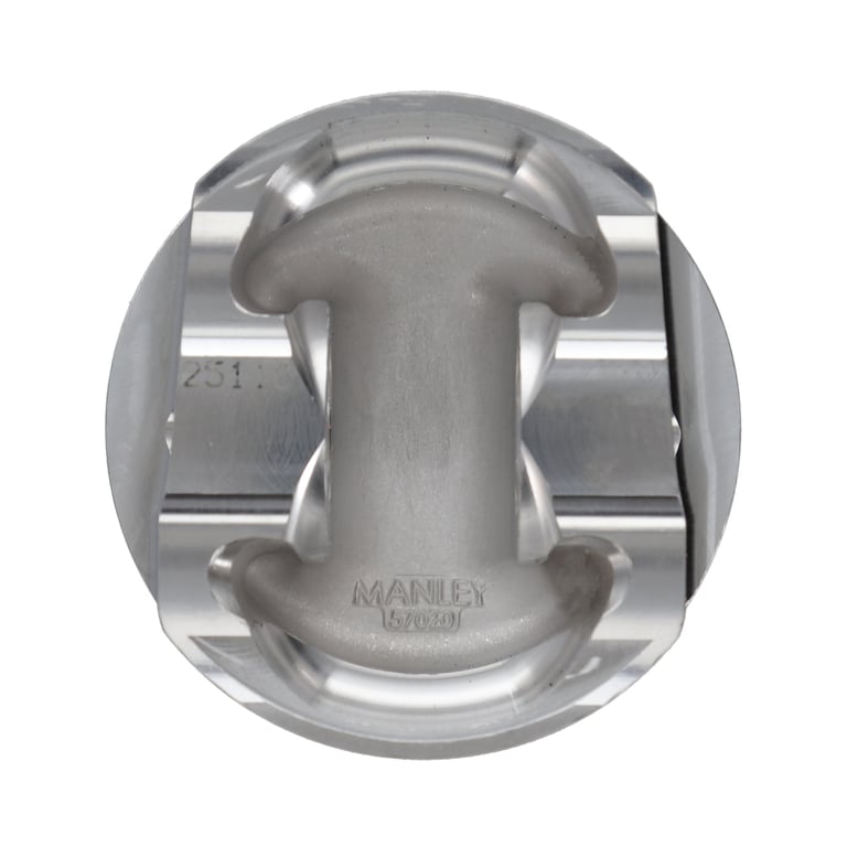 Manley Nissan GTR VR38DETT 98mm Bore 88.4mm Stroke -2cc Dish Turbo Tuff Piston Set w/ Rings - 641000CE-6