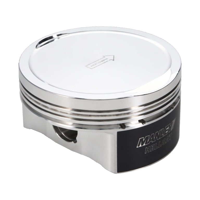 Manley Dodge Hellcat 4.095 Bore -6.5cc 9.5:1 CR Platinum Series Dish Piston Set - 597905C-8