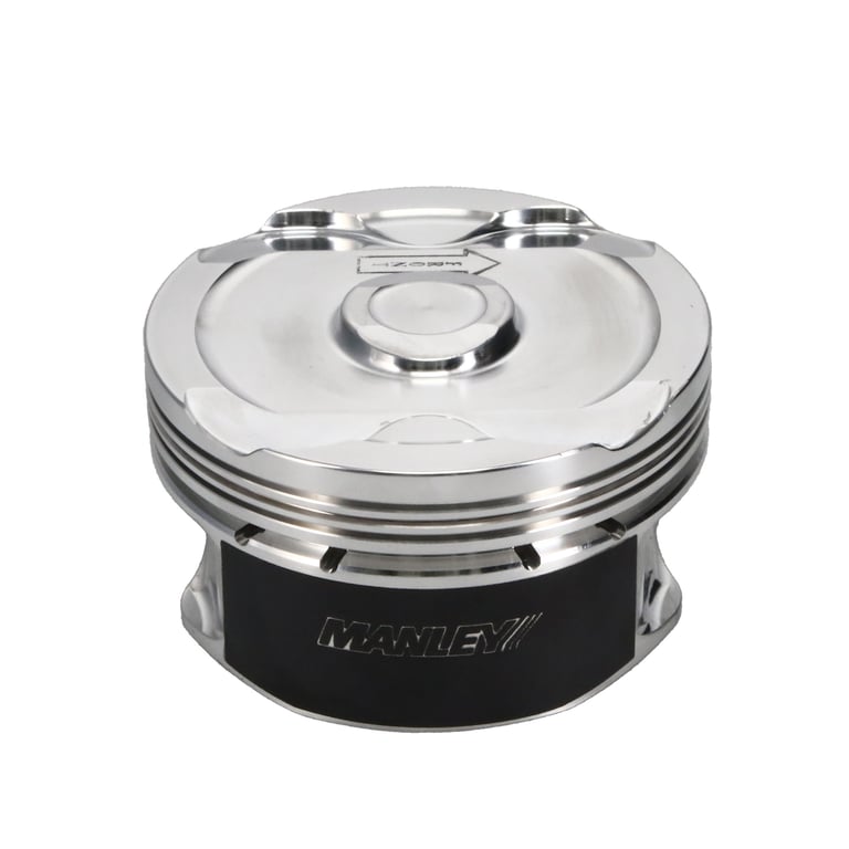 Manley 2018+ Ford Coyote 5.0L DOHC -6cc Dish 3.667in Bore 10:1 CR Platinum Piston Set - 595705C-8