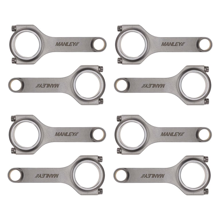 Manley Chevrolet Small Block H-Beam Connecting Rod Set - 6.000in Length - 14034-8