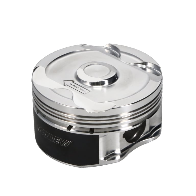 Manley 2018+ Ford Coyote 5.0L DOHC -6cc Dish 3.662in Bore 10:1 CR Platinum Piston Set - 595700C-8