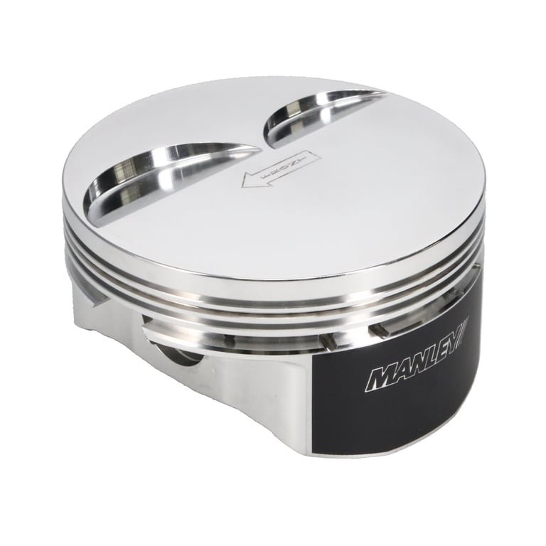 Manley Chevrolet LS Piston Set - 4.075in Bore 1.115in CH, -4.00 CC - 592675CE-8