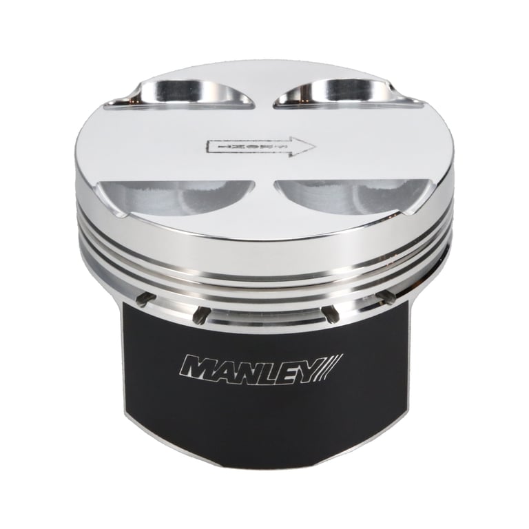 Manley 03-06 Evo 8/9 4G63T/4G63 85.5mm +.5mm Over Bore 10.0/10.5:1 Flat Top Pistons w/ Rings - 606205C-4