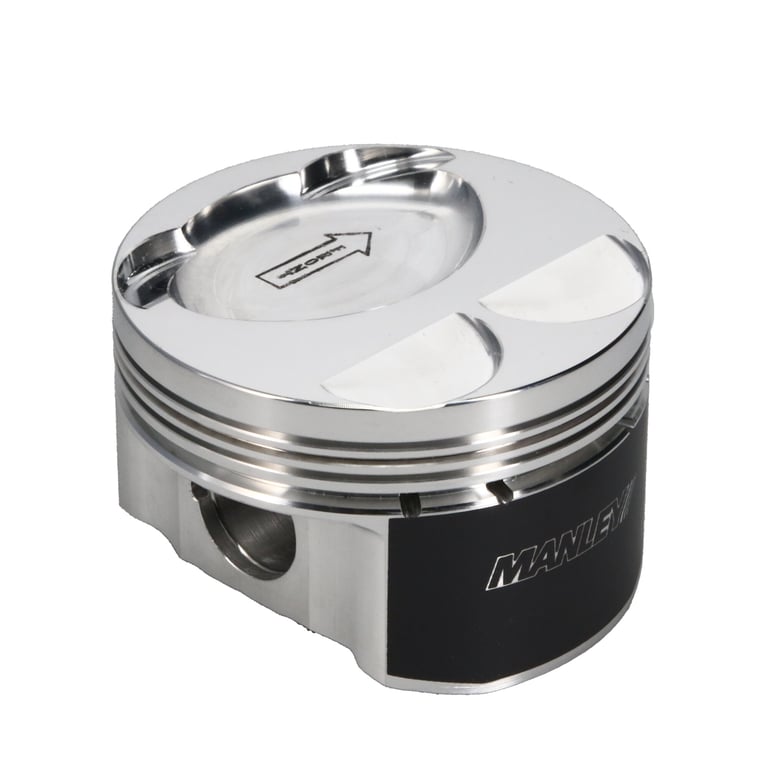 Manley MazdaSpeed 3 MZR 2.3L 87.75mm Bore -13.3cc Dome 9.5:1 CR (ED) Pistons w/ Rings - Set of 4 - 630002CE-4