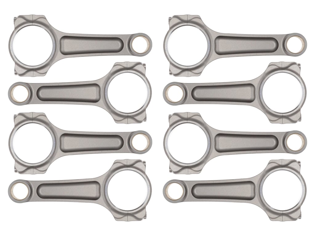 Manley Chevrolet Small Block Pro-Series I-Beam Connecting Rod Set - 6.000in Length - 14354C-8