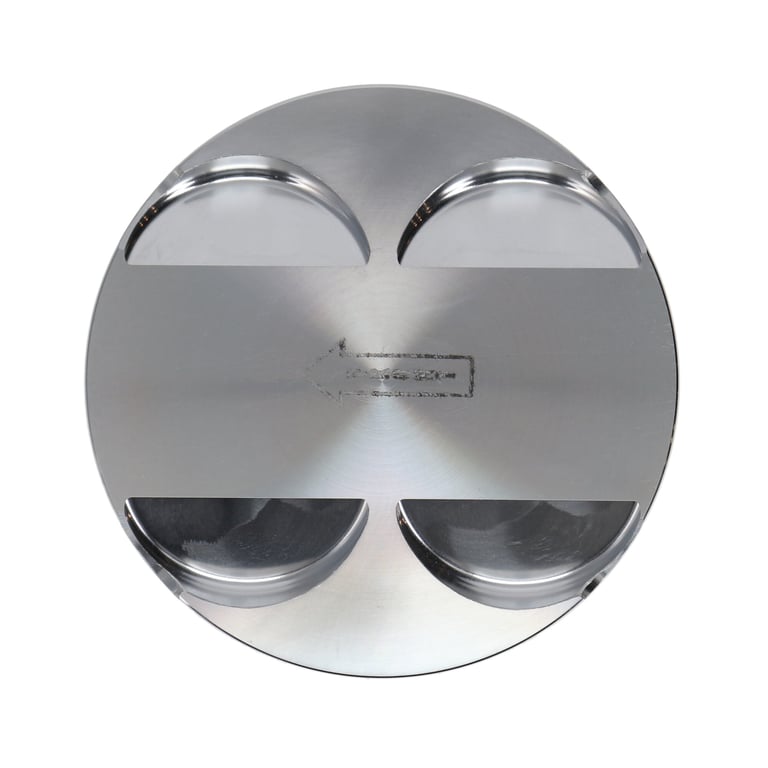 Manley 03-06 Evo 8/9 4G63T/4G63 85.5mm +.5mm Over Bore 10.0/10.5:1 Flat Top Pistons w/ Rings - 606205C-4