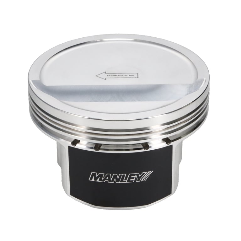 Manley Chevrolet LS Piston Set - 4.165in Bore 1.315in CH, -11.00 CC - 599040C-8
