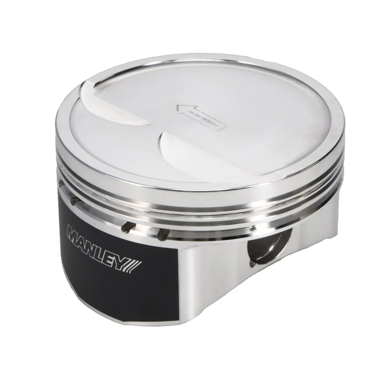 Manley Chevrolet LS Piston Set - 4.080in Bore 1.304in CH, -10.00 CC - 596180C-8