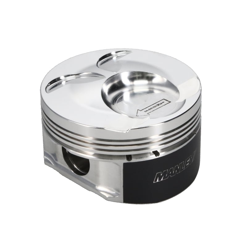 Manley Ford 3.5L Ecoboost 3.662in Bore 1.239in CD 10.0:1 CR -0.5cc Dome Extreme Duty Piston Set - 594920CE-6