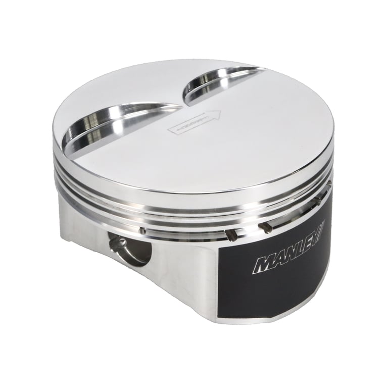 Manley Small Block Chevrolet LS Series -4cc Flat Top Piston Set - 592530C-8