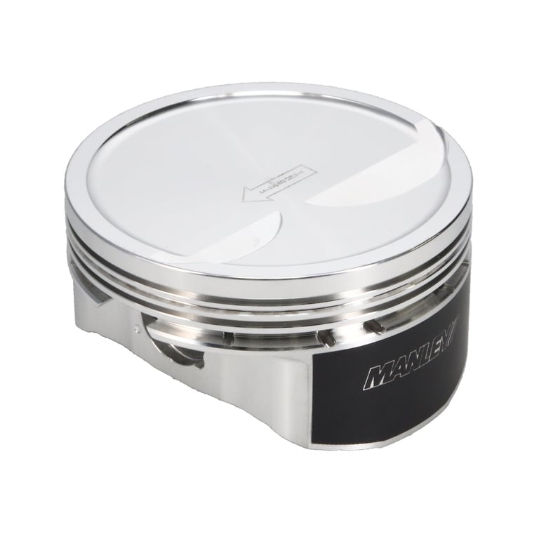 Manley Small Block Chevy LS Series 4.005in Bore 1.115in CD 10cc Dish Platinum Series Pistons - E/D - 592705CE-8