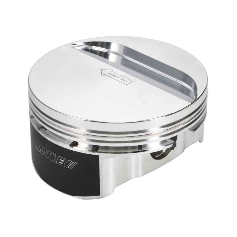 Manley Chevrolet LS Piston Set - 4.135in Bore 1.115in CH, -5.00 CC - 592310CE-8