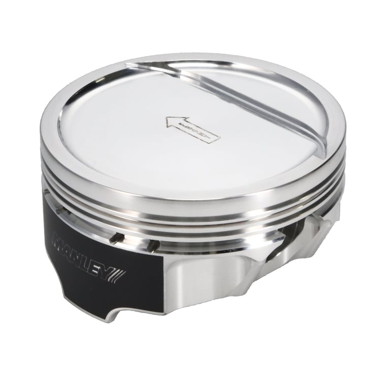 Manley Chevrolet LS Piston Set - 4.165in Bore 1.115in CH, -18.00 CC - 566340CE-8