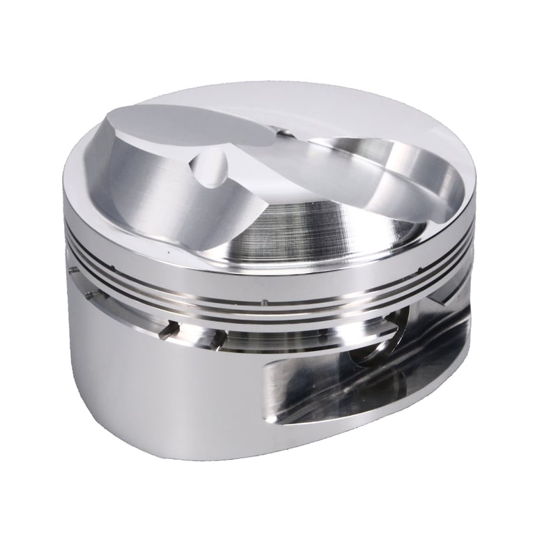 Manley Chevrolet Big Block Piston Set - 4.530in Bore 1.120in CH, 43.00 CC - 697930-8