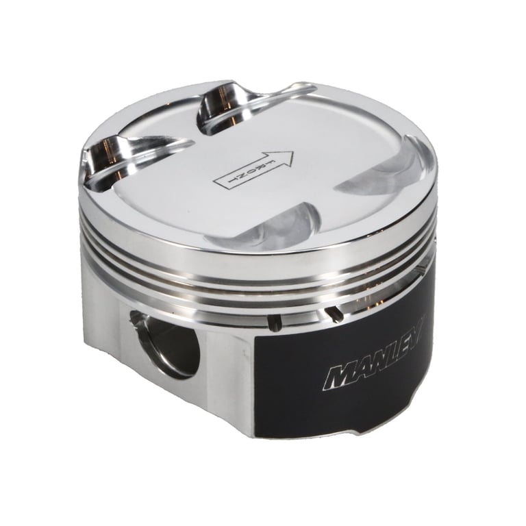 Manley Toyota Supra Turbo (2JZGTE) 87mm +1.0mm Oversized Bore 9:1 Dish Piston Set with Ring - SINGLE - 609015C-1
