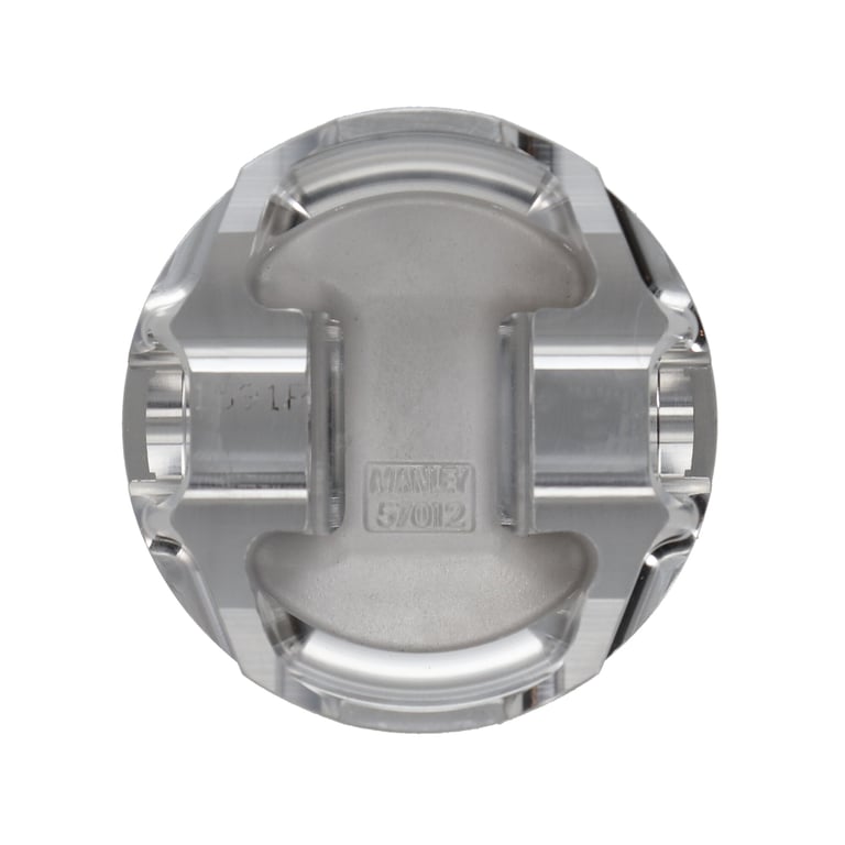 Manley Mitsubishi 4B11 86.5mm Bore 10.0:1 CR -3.5cc Dish Turbo Tuff Piston Set w/ Rings - 624305CE-4