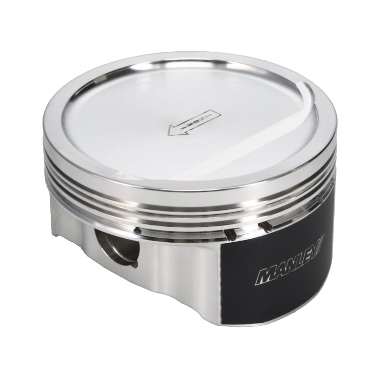 Manley Chevrolet LS Piston Set - 4.165in Bore 1.315in CH, -20.00 CC - 599140CE-8