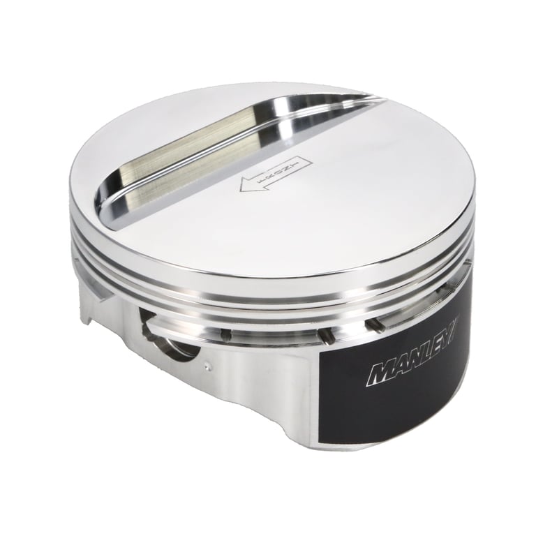 Manley Chevrolet LS Piston Set - 4.135in Bore 1.115in CH, -5.00 CC - 592310CE-8