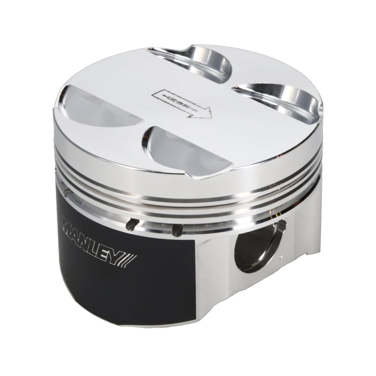 Manley 03-06 Evo 8/9 4G63T/4G63 85.5mm +.5mm Over Bore 10.0/10.5:1 Flat Top Pistons w/ Rings - 606205C-4