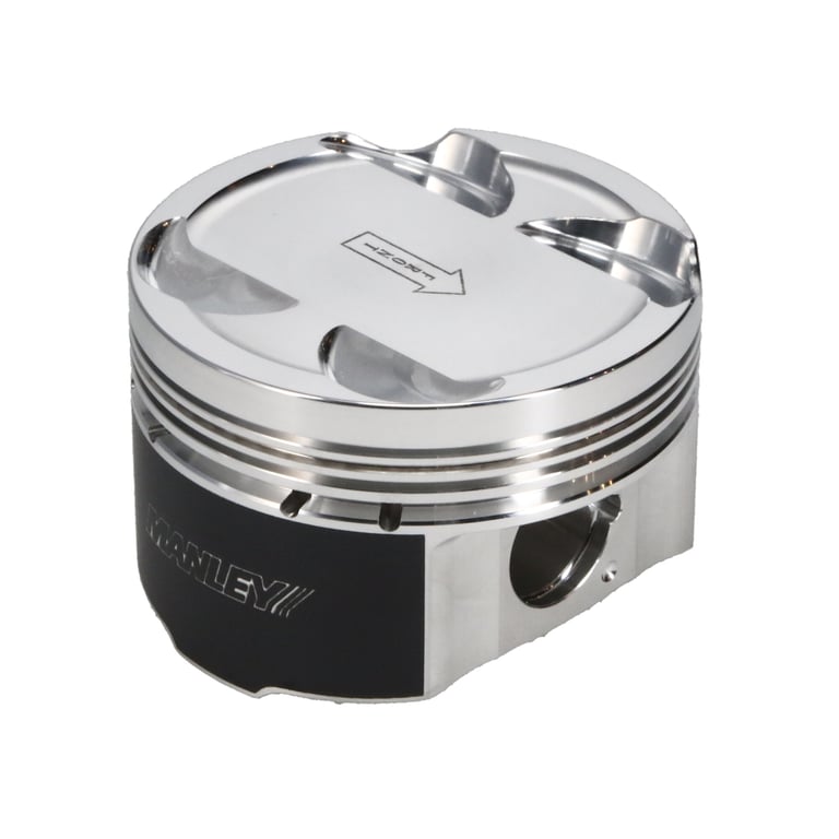 Manley Toyota Supra Turbo (2JZGTE) 87mm +1.0mm Oversized Bore 9:1 Dish Piston Set with Ring - SINGLE - 609015C-1