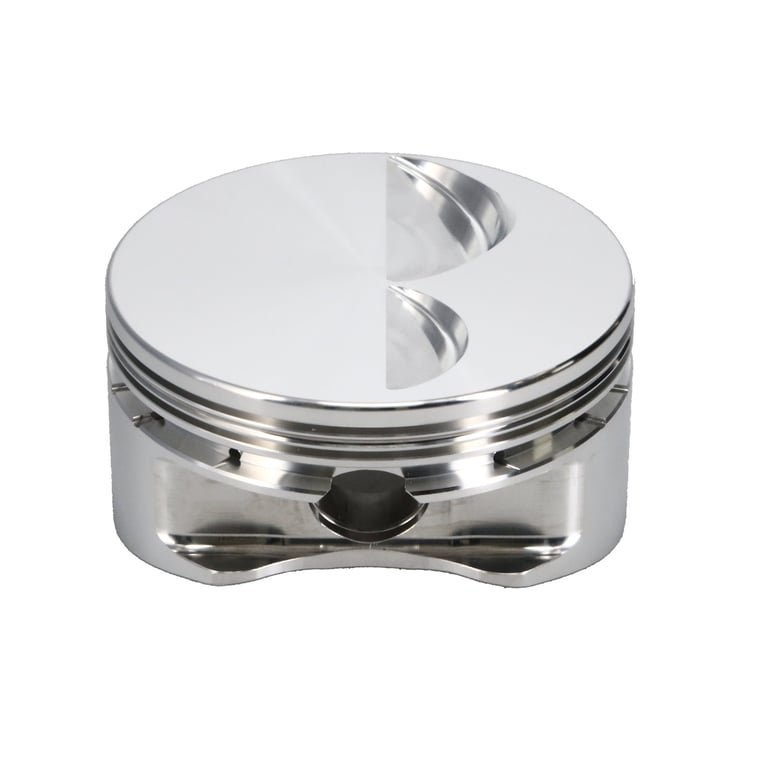 Manley Chevrolet Small Block Piston Set - 4.060in Bore 1.280in CH, -4.00 CC - 591760-8