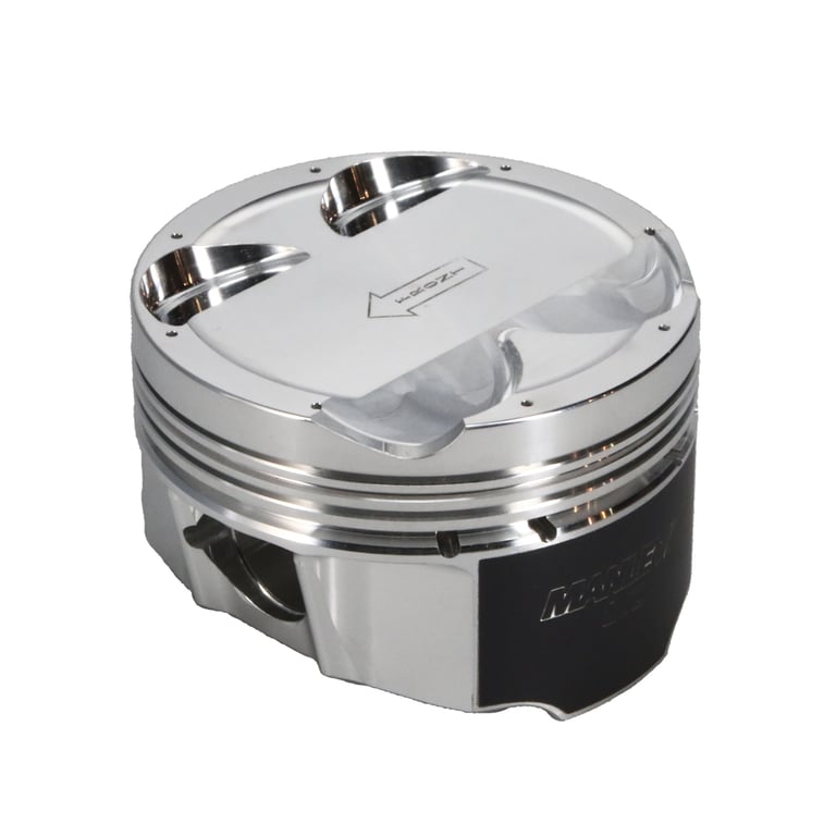 Manley Toyota 2JZGTE 86.25mm Bore +.25mm Oversize -1cc Dome 10:1 CR Turbo Tuff Piston Set w/ Rings - 609302CE-6