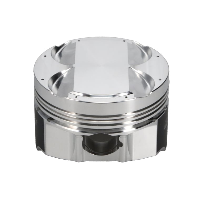 Manley Mitsubishi 4B11 86.5mm Bore 9.0:1 CR -5cc Dish Turbo Tuff Piston Set w/ Rings - 614205CE-4