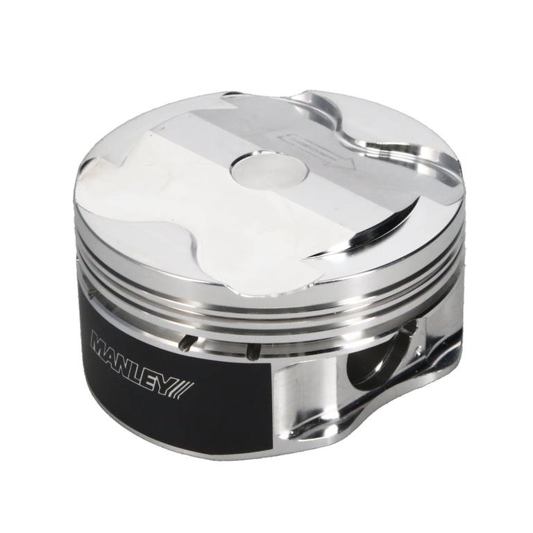 Manley 2018+ Ford Coyote 5.0L 6.75cc Dish 3.667in Bore 12:1 CR 22mm Pin Platinum Pistons - 595905C-8