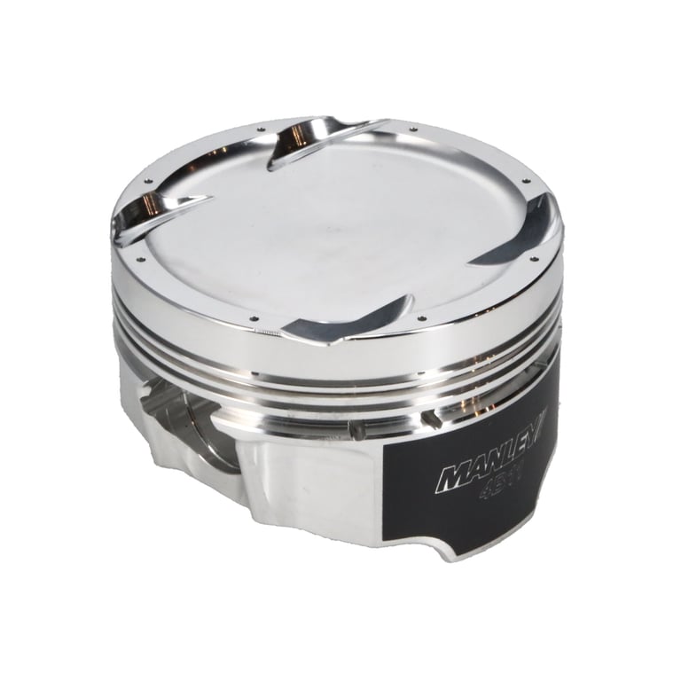 Manley 08+ Mitsubishi 4B11T 86mm STD -11cc Dome 9.0:1 CR Turbo Tuff Series Piston Set w/ Rings - 624200CE-4