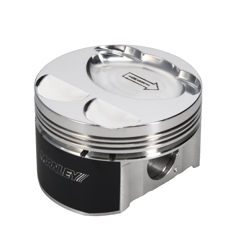 Manley Mazda 94mm 88mm +5mm Bore 9.5 CR Dish Type Platinum Series Pistons w/Rings - 630005C-4